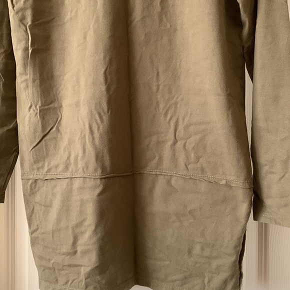 Olive Longline Long Sleeve - Picture 3 of 3